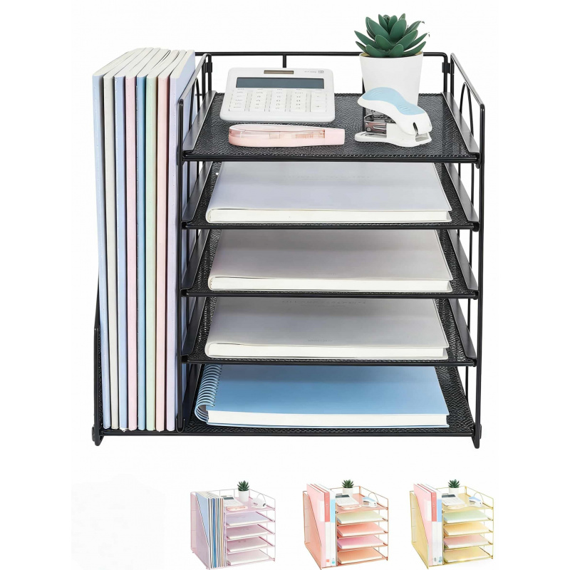 Letter Tray Desk - Rak File 5 Tingkat Multi-Layer, Organizer