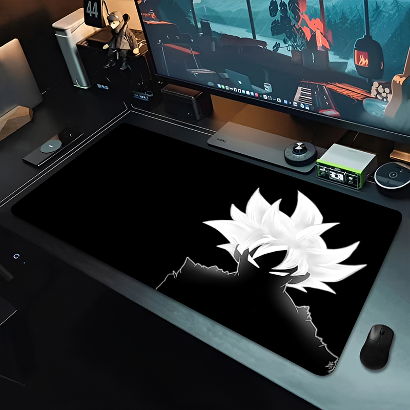 Home Office Keyboard And Mouse - DBZ Alas Mouse Anime Hitam Dragon