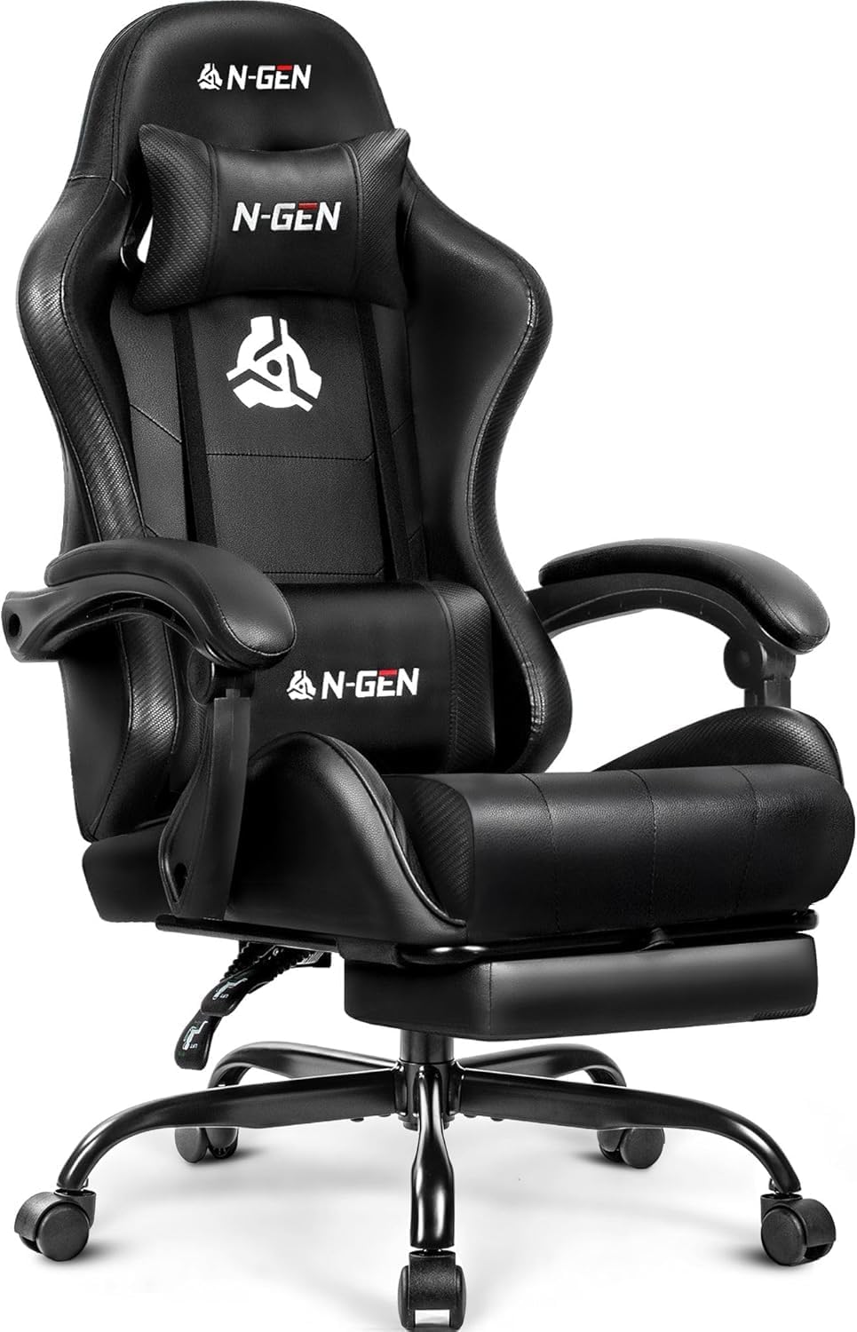 Home Office Desk - Kursi Gaming dengan Sandaran Kaki dan