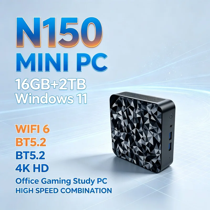 Home Office Windows 11 - PC Mini Ultra Kompak Tipis Core