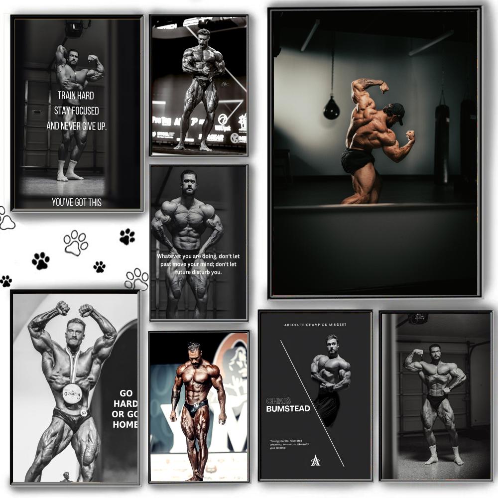 Home Office Quotes - Chris Bumstead Poster Kutipan Motivasi Kebugaran