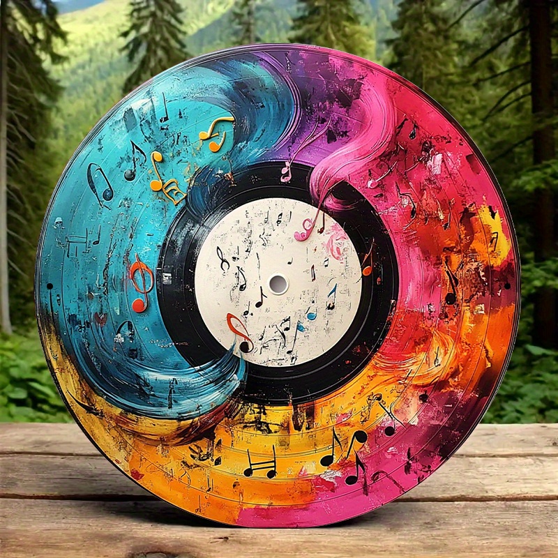 Home Office Or - Seni Piringan Hitam Vinyl 12-Inci yang