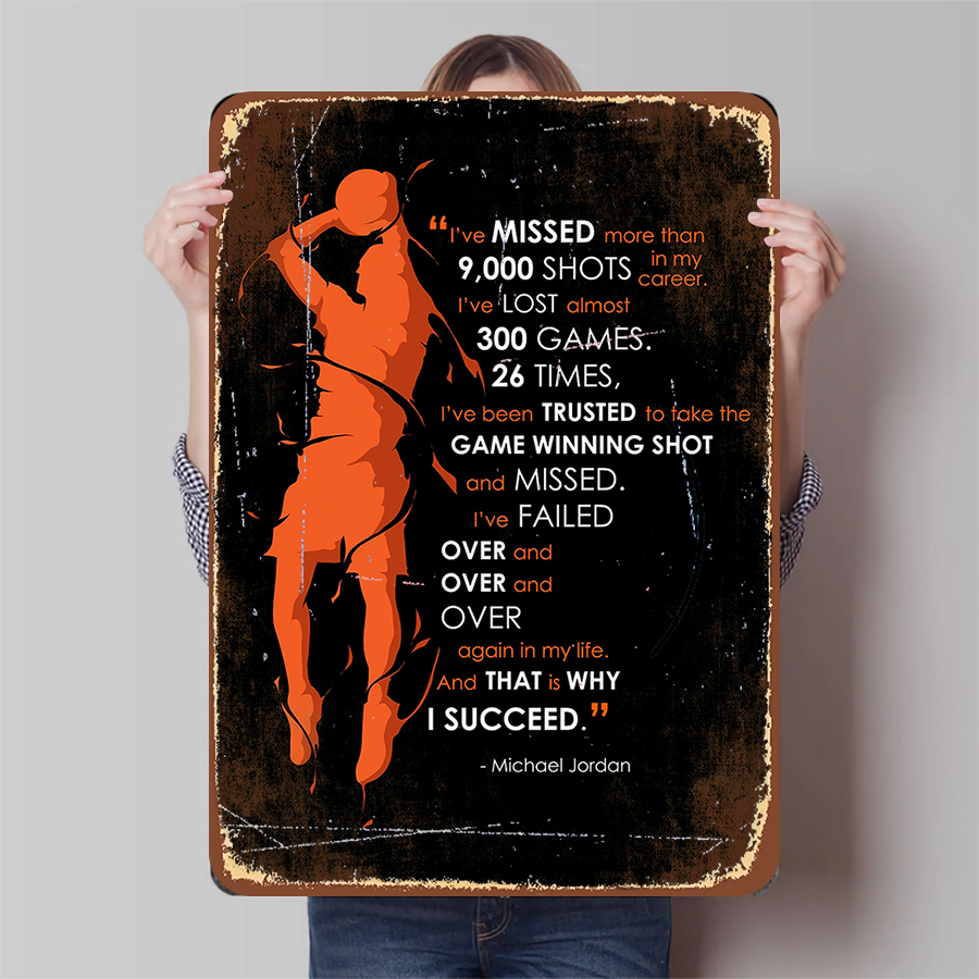 Home Office Quotes - Kutipan Inspiratif Michael Jordan Seni Dinding