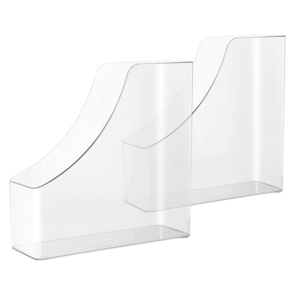 Home Office And Library - 2 Buah Kotak File Transparan Organizer