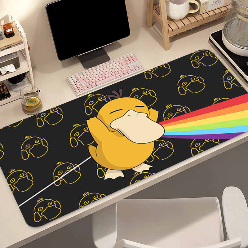 Home Office Keyboard And Mouse - Alas Mouse Karet Alami Pokemon Psyduck