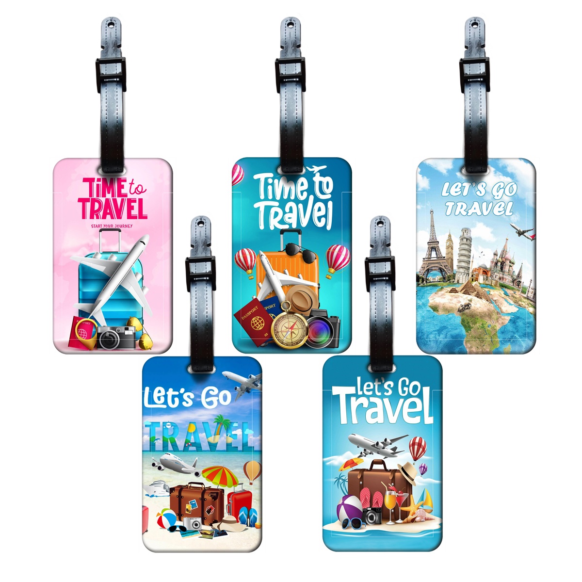 Letter Tray Desk - Label Bagasi Gaya Perjalanan Pria Wanita,
