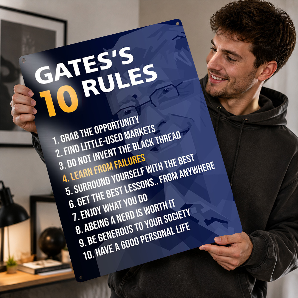 Home Office Quotes - Poster Kutipan Bill Gates, Seni Dinding,