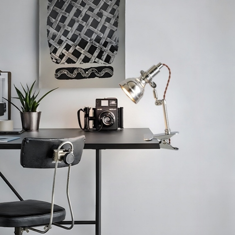 Home Office Uk - Lampu Meja Baca Aluminium Gaya Industrial