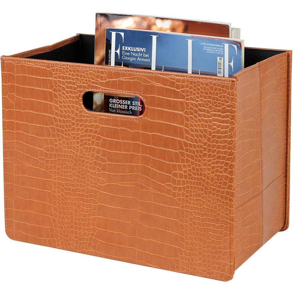 Home Office Or - Organizer Penyimpanan Majalah dan Koran Kayu