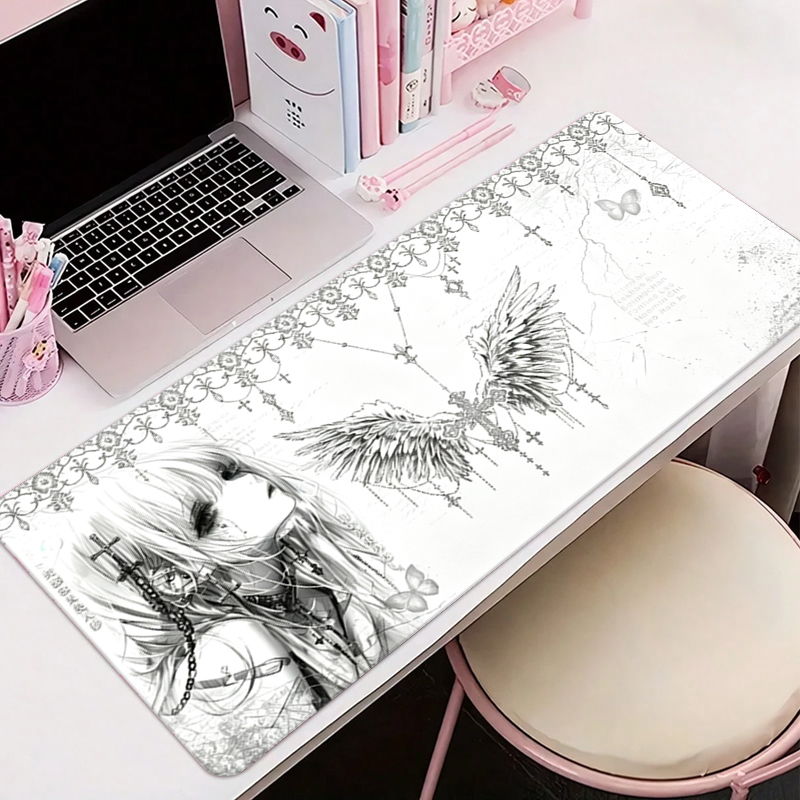 Home Office Keyboard And Mouse - Alas Mouse Kulit Hitam Putih Estetika