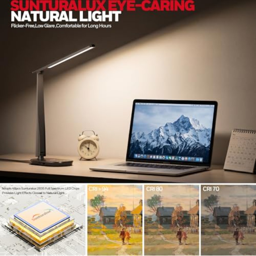 Lampu Meja LED untuk Kantor Ru - Home Office Desk ulasan dan harga