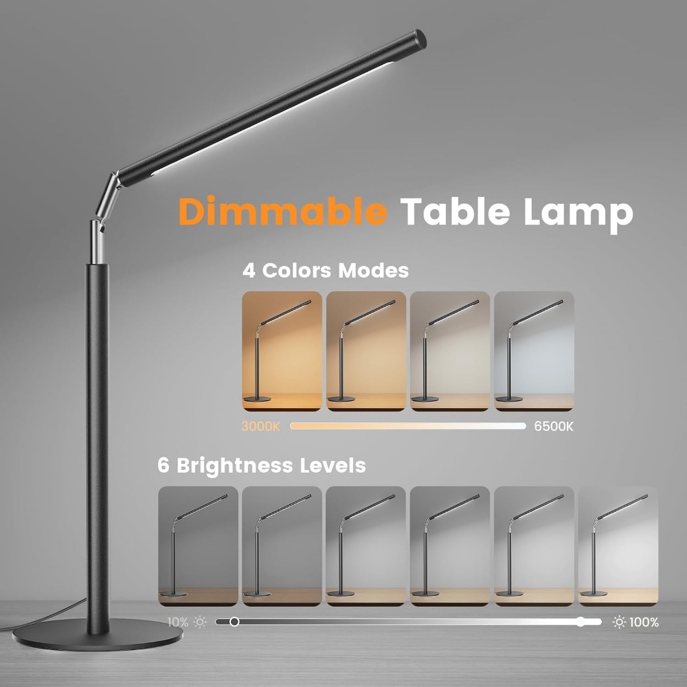 Lampu Meja LED Logam 16 Inci y - Home Office Desk ulasan dan harga