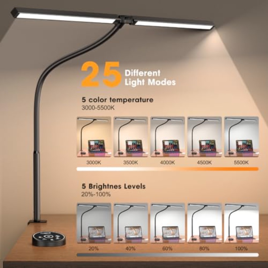 Lampu Meja LED untuk Kantor Ru - Home Office Desk ulasan dan harga