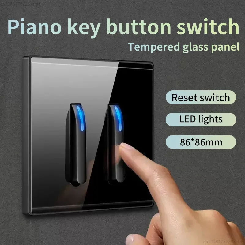 Lampu dinding hitam kaca Tempe - Home Office Uk ulasan dan harga