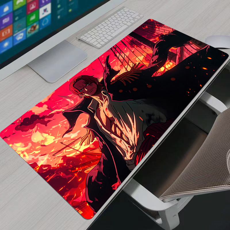 One Piece Shanks Mouse Pad Bes - Home Office Keyboard And Mouse ulasan dan harga