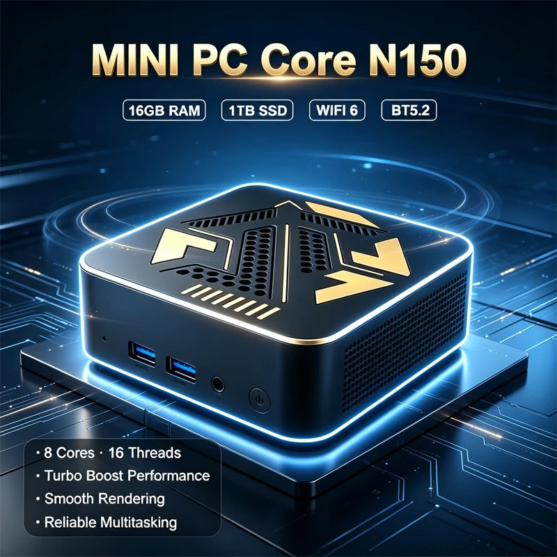 Intel Core N150 Mini PC Berkin - Home Office Windows 11 ulasan dan harga