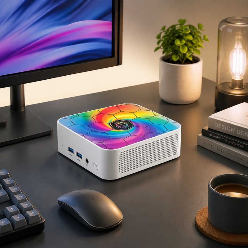Mini PC Ringkas Berwarna-warni - Home Office Windows 11 ulasan dan harga