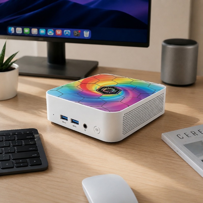 Mini PC Ringkas Berwarna-warni - Home Office Windows 11 ulasan dan harga
