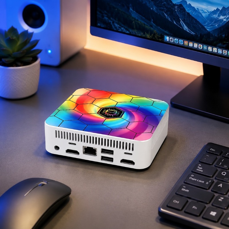 Mini PC Ringkas Berwarna-warni - Home Office Windows 11 ulasan dan harga