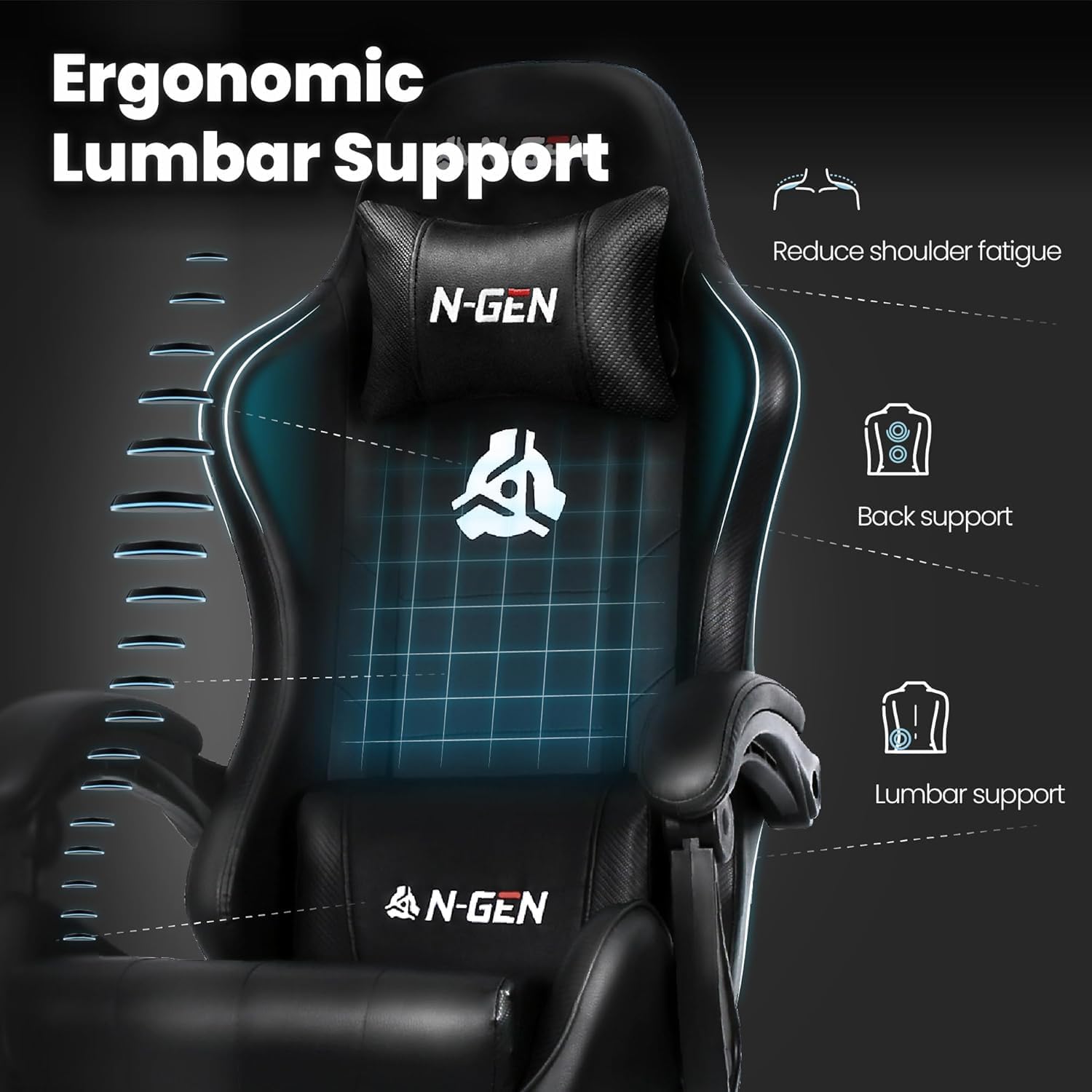 Kursi Gaming dengan Sandaran K - Home Office Desk ulasan dan harga
