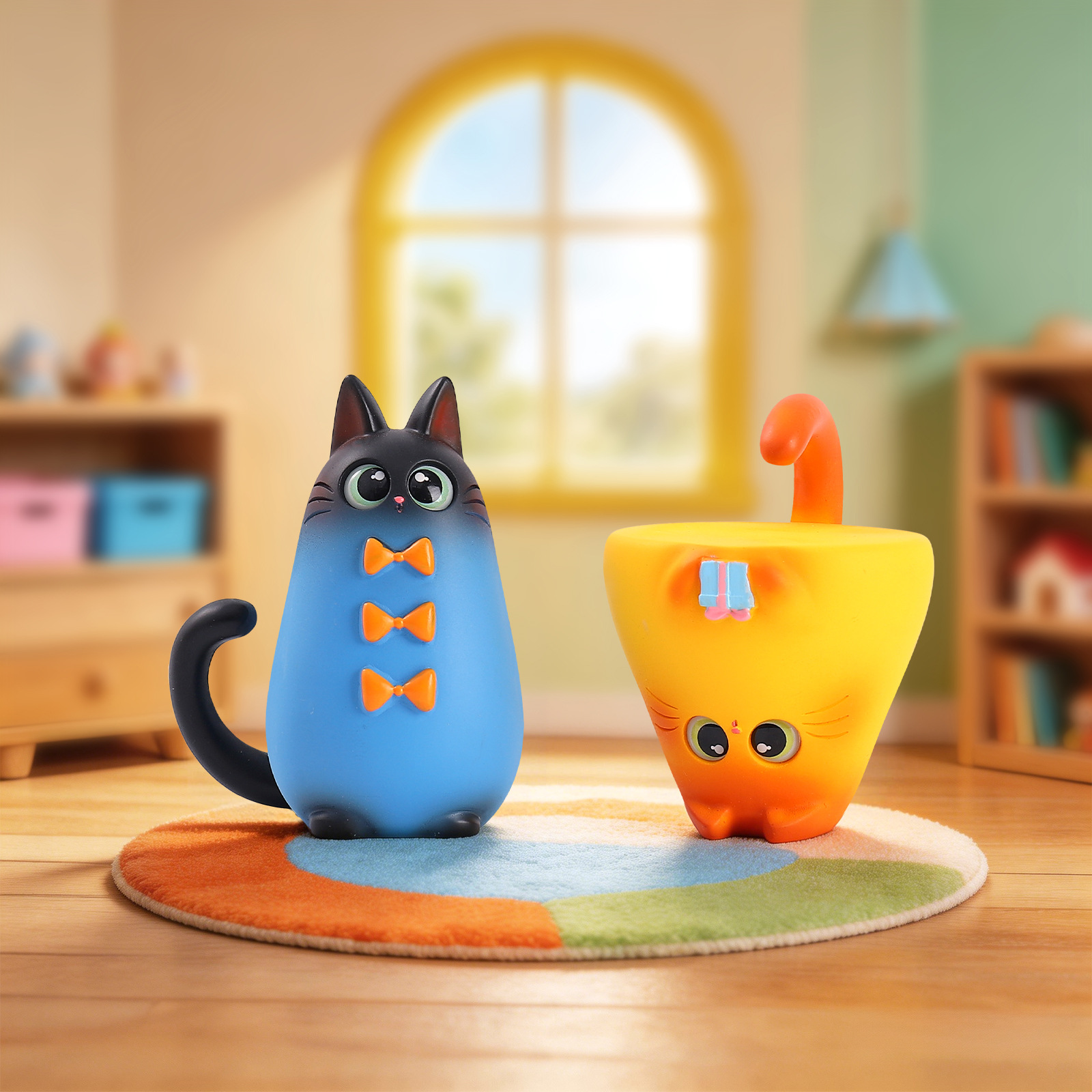 Figur Kucing Blind Box Resin K - Home Office Desk Ideas ulasan dan harga