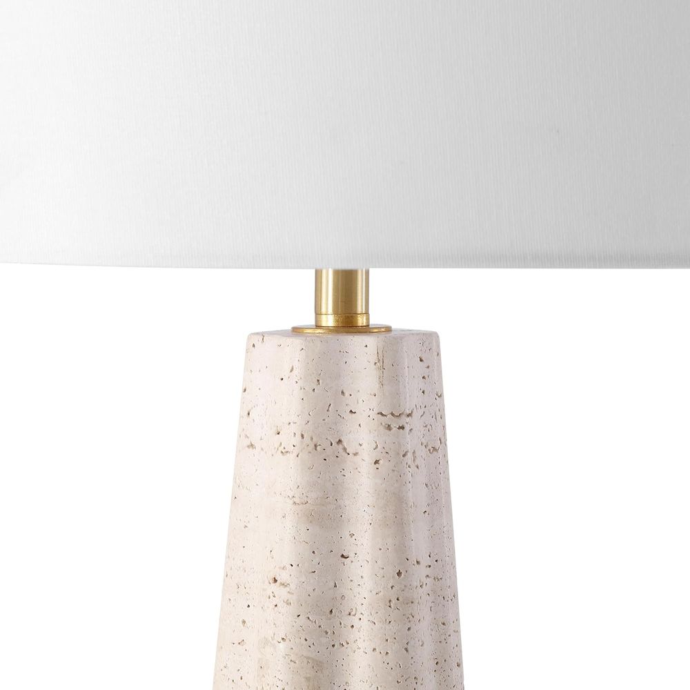 Lampu Meja Travertine/Putih 25 - Home Office Or ulasan dan harga