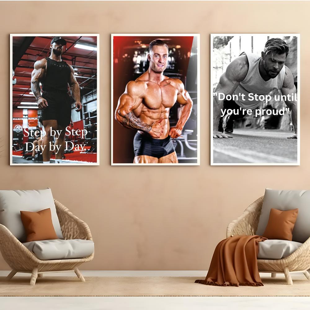 Chris Bumstead Poster Kutipan  - Home Office Quotes ulasan dan harga