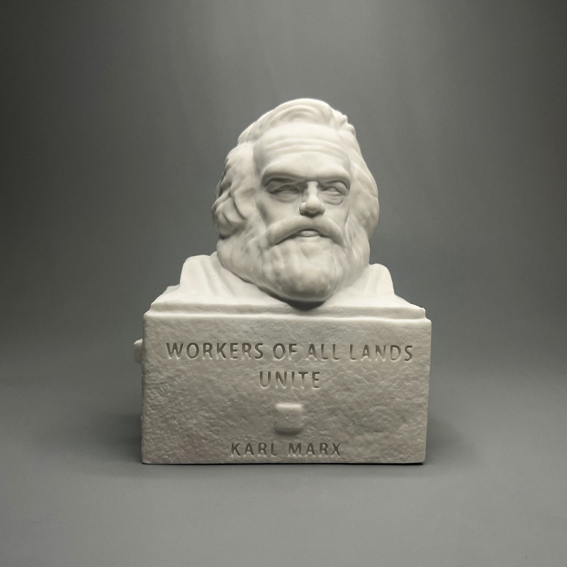 Patung Plaster Karl Marx Dekor - Home Office And Library ulasan dan harga