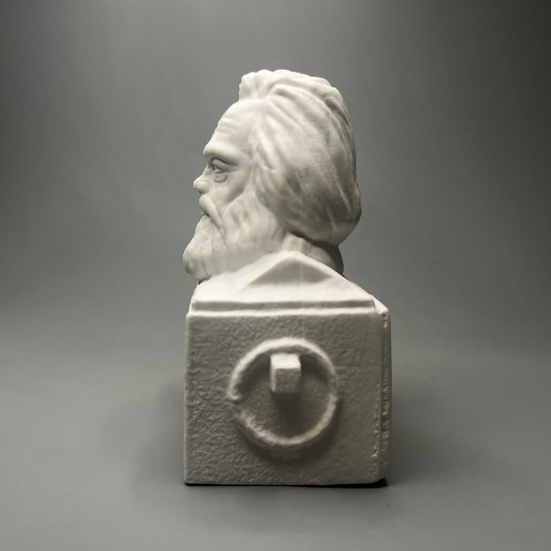 Patung Plaster Karl Marx Dekor - Home Office And Library ulasan dan harga