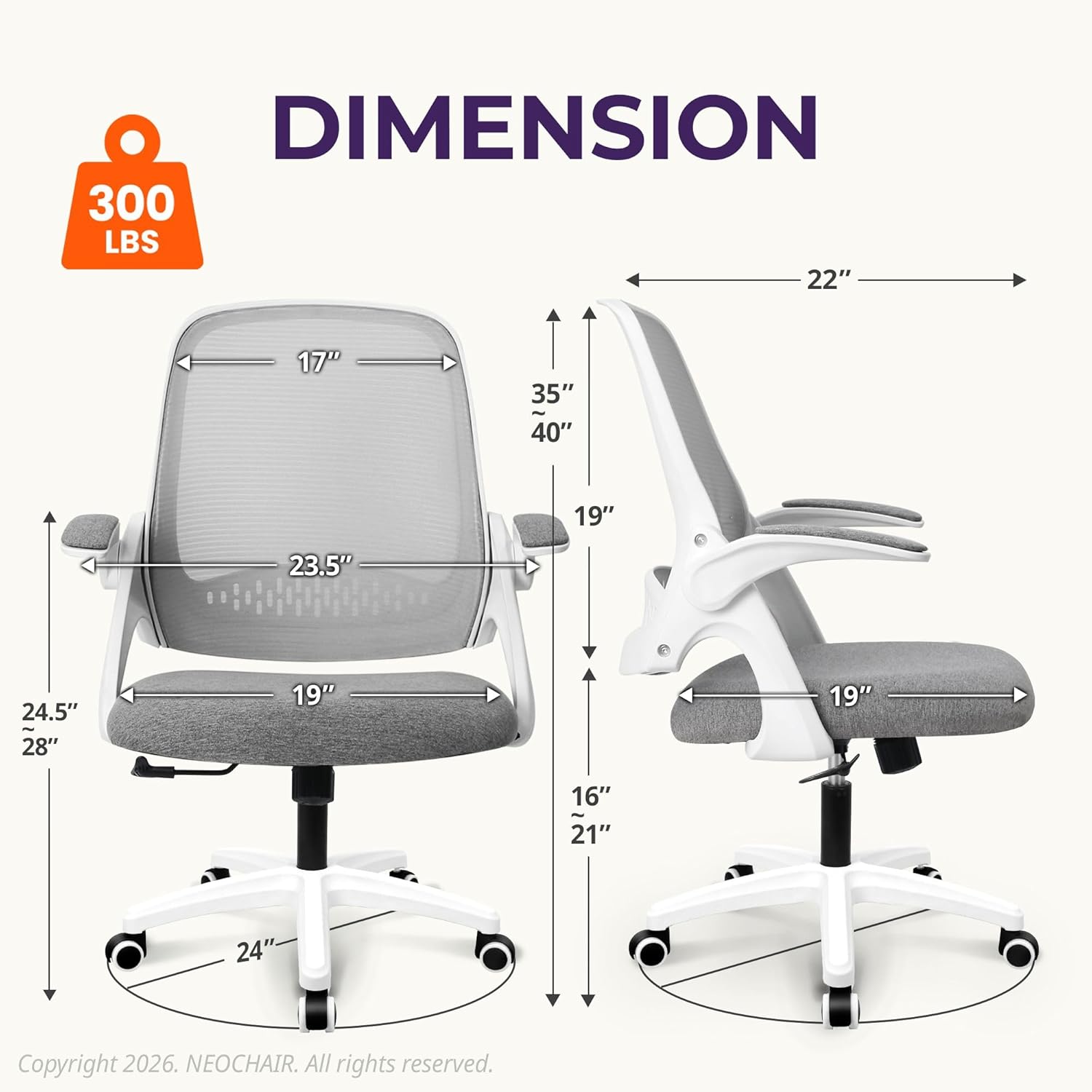 Kursi Kantor Ergonomis Berbaha - Home Office Desk ulasan dan harga