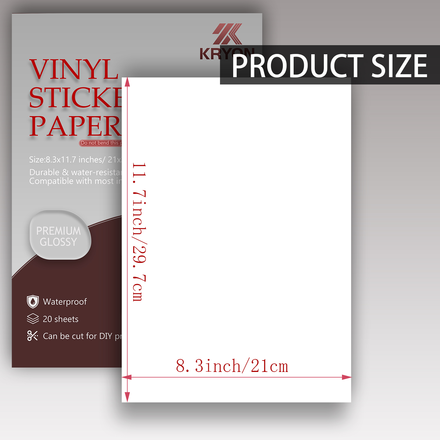 Kertas Stiker Vinyl Putih Meng - Label Maker Machine ulasan dan harga