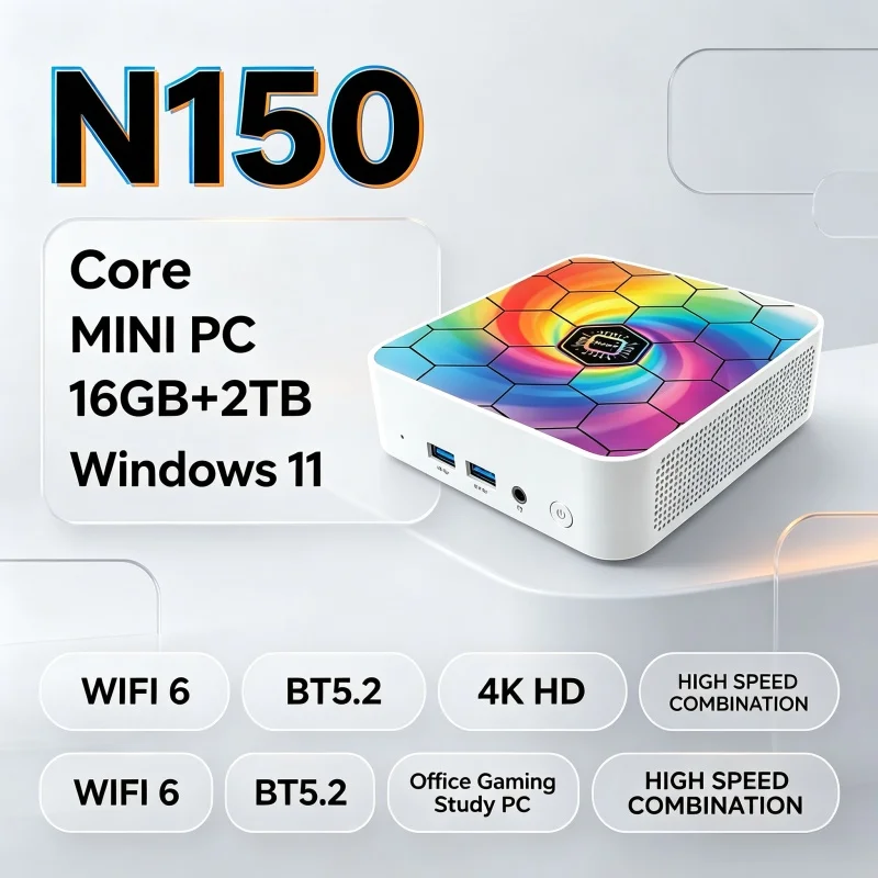 PC Mini Kompak Tipis Core N150 - Home Office Windows 11 ulasan dan harga