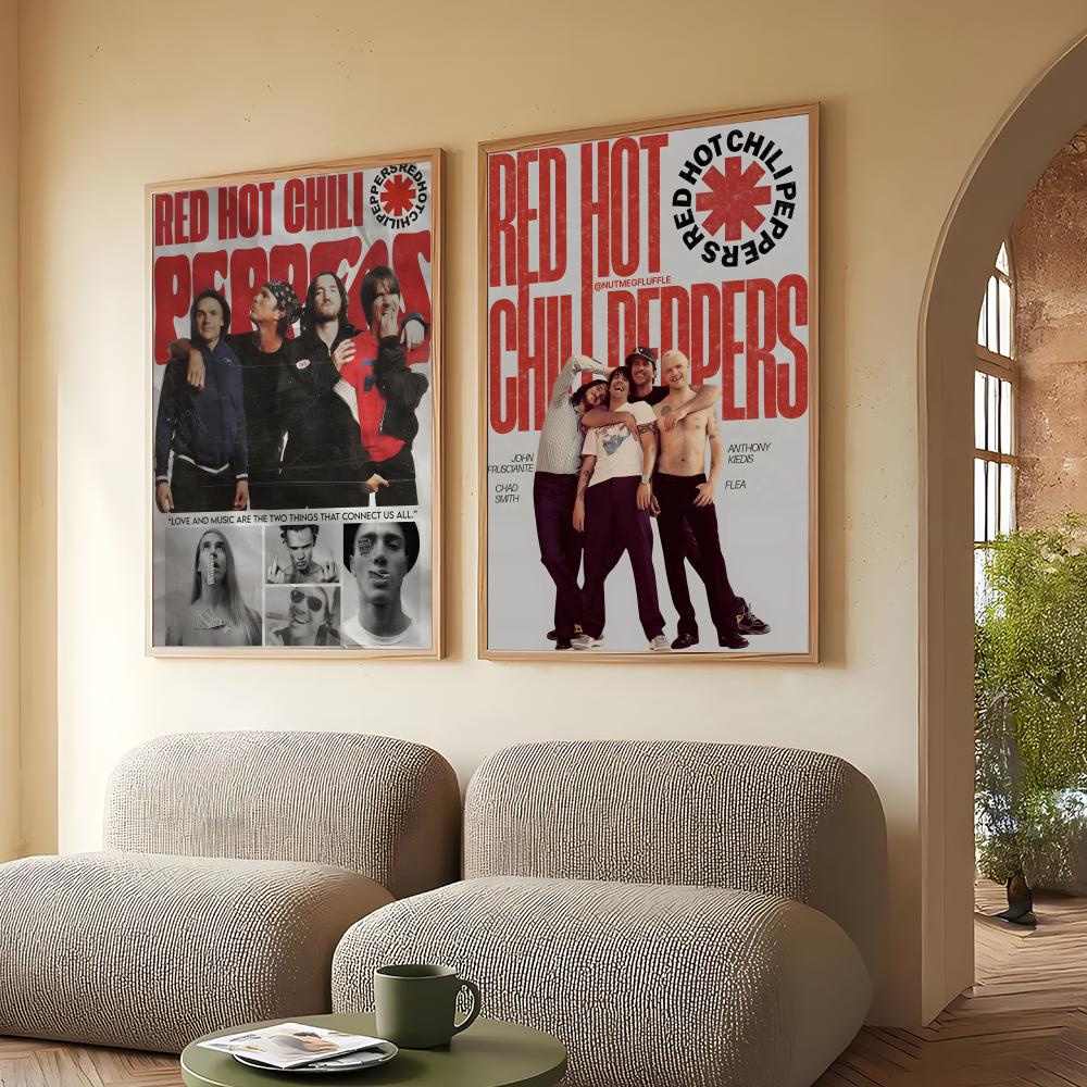 Poster Rock Alternatif Red Hot - Home Office Alternative ulasan dan harga