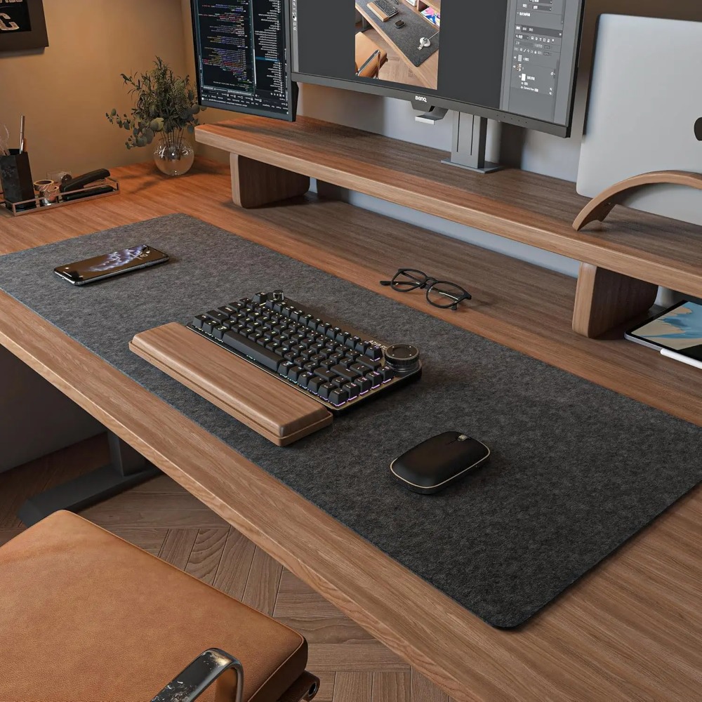 Alas Meja Felt untuk Komputer  - Home Office Keyboard And Mouse ulasan dan harga