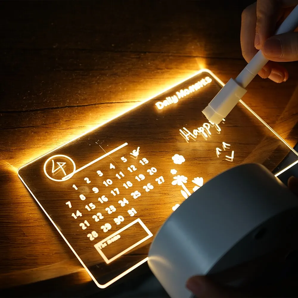 Papan pesan akrilik LED Notepa - Letter Tray Desk ulasan dan harga