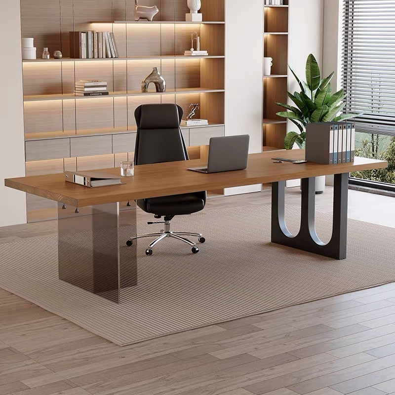 Meja Kantor Kayu Mengambang Ak - Home Office Desk ulasan dan harga