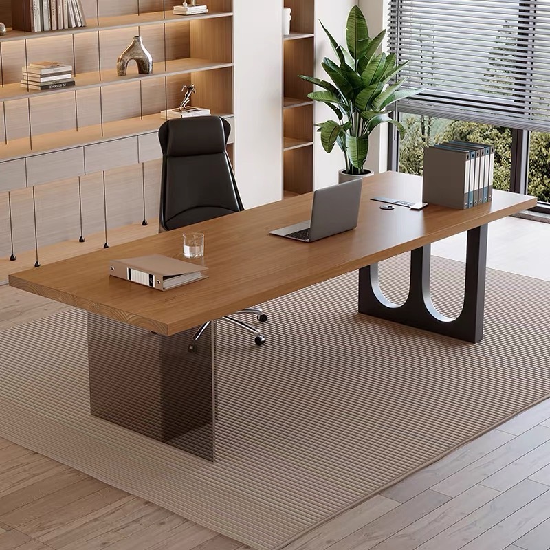 Meja Kantor Kayu Mengambang Ak - Home Office Desk ulasan dan harga