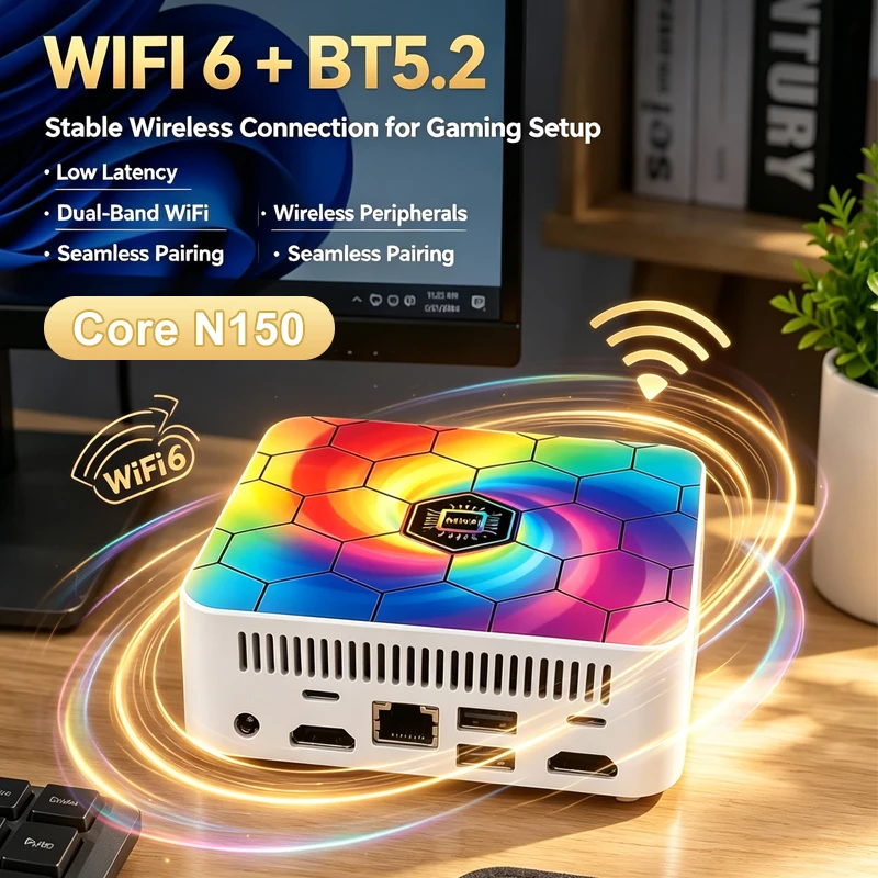 PC Desktop Mini Intel N150 16G - Home Office Windows 11 ulasan dan harga