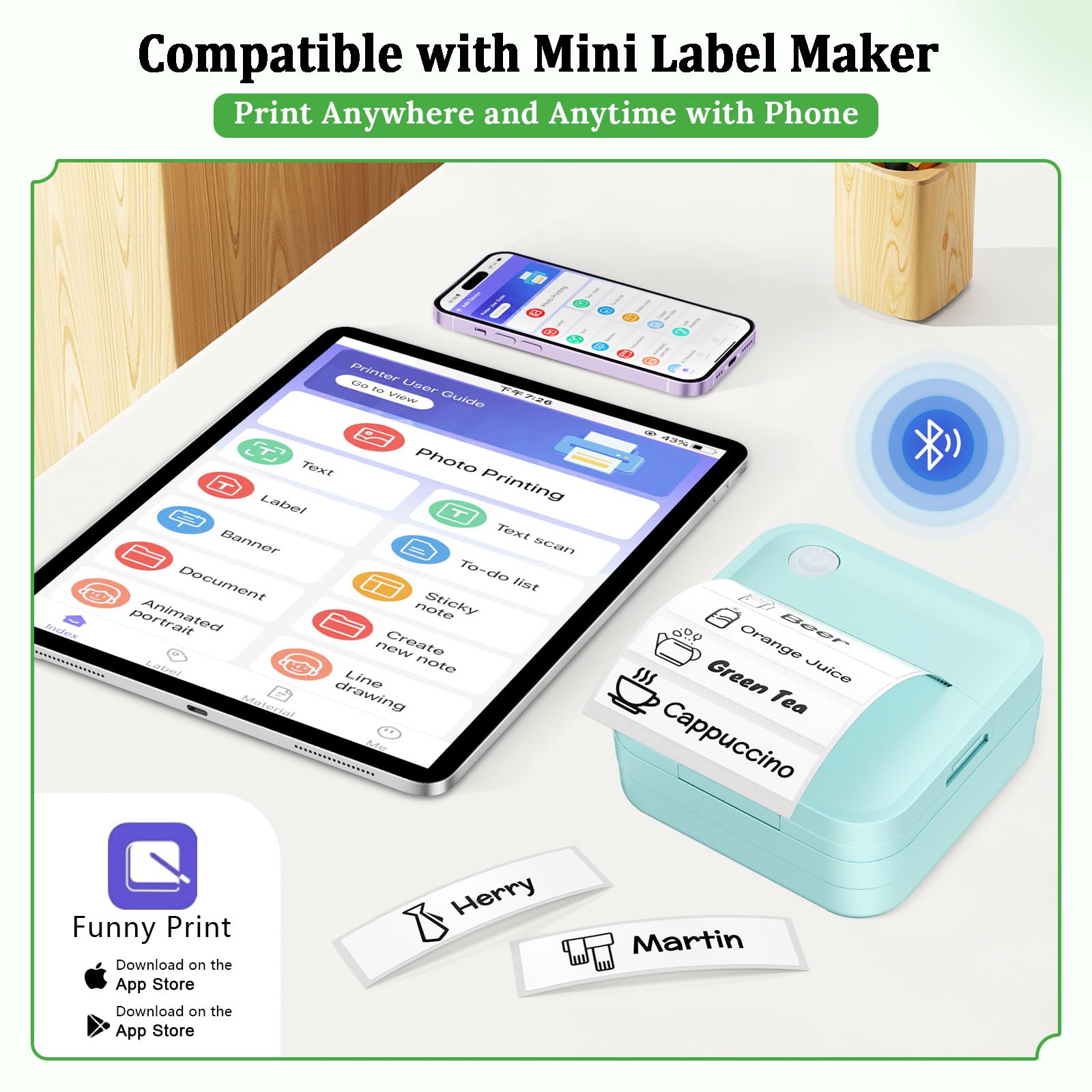 Label Printer Stiker Mini - 5  - Label Maker Machine ulasan dan harga