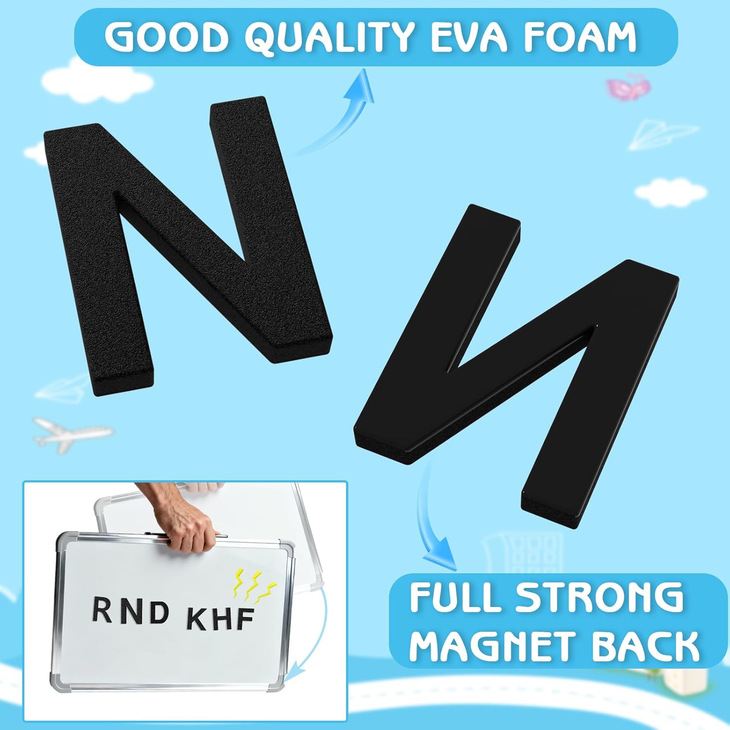 160 buah Huruf Alfabet Magneti - Letter Tray Desk ulasan dan harga