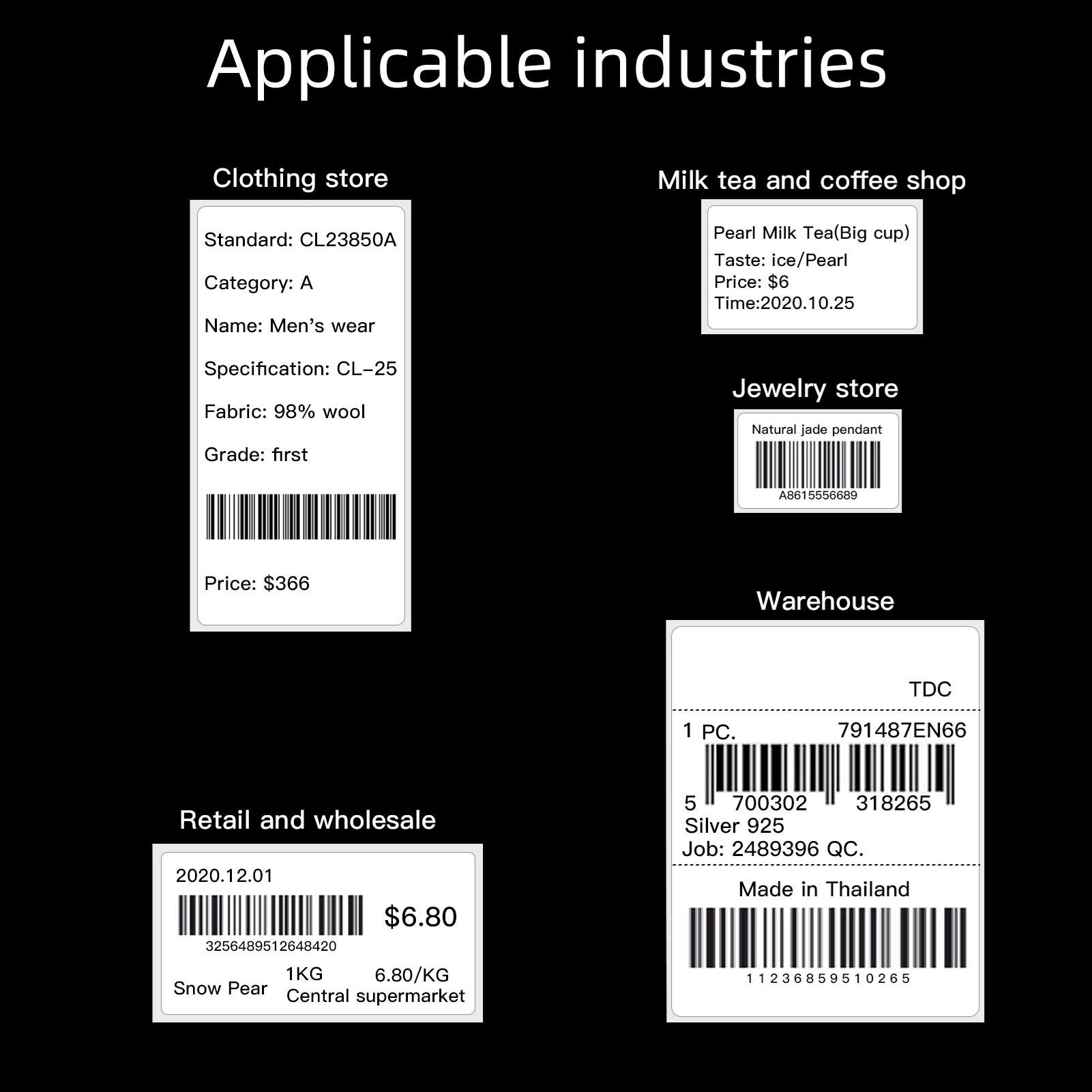 Label Termal Tahan Air 50*30mm - Label Maker Machine ulasan dan harga