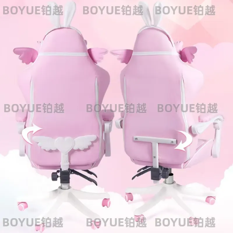Kursi Gaming Pink Ergonomis, K - Home Office Desk ulasan dan harga