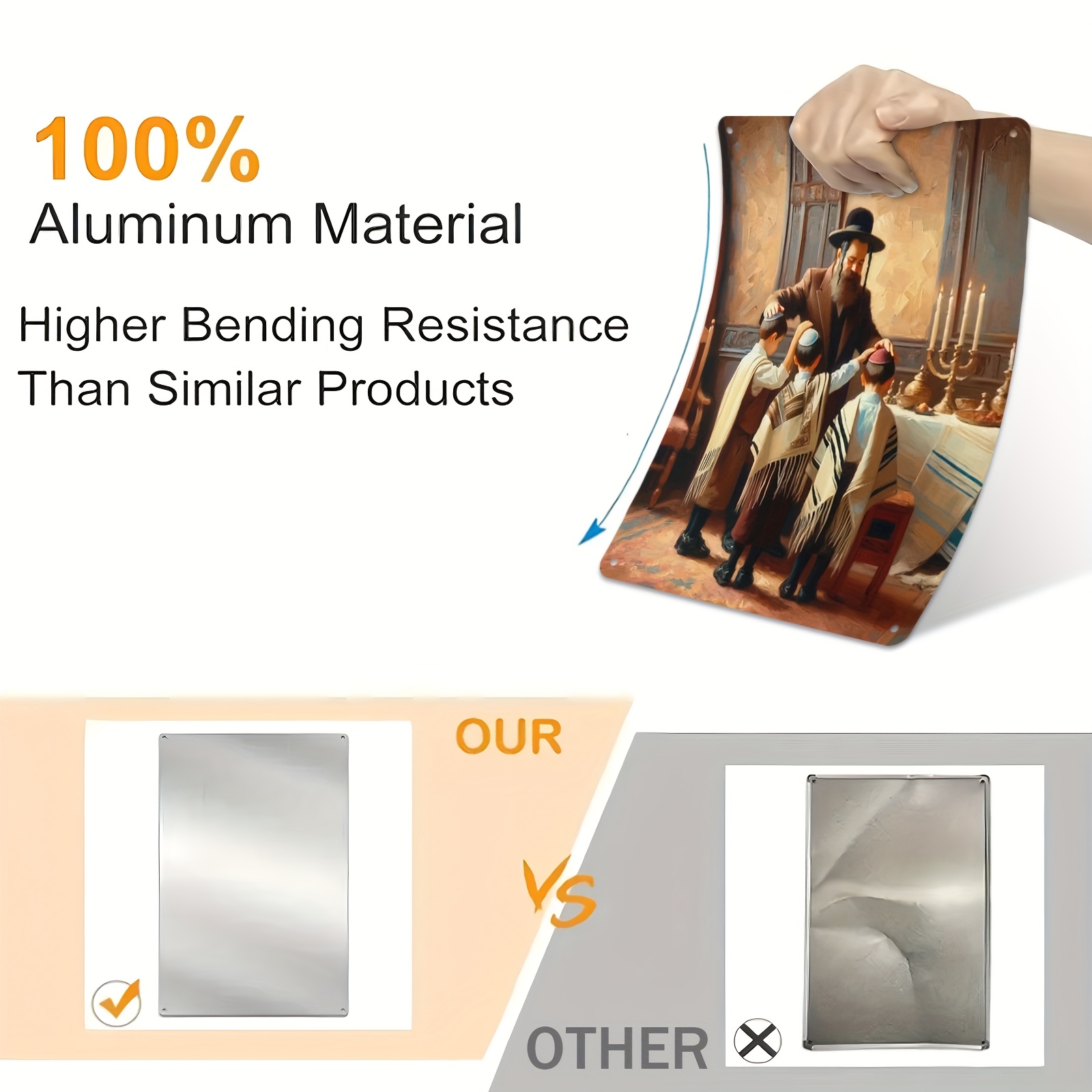 CIFBUY Seni Dinding Aluminium  - Home Office Free ulasan dan harga