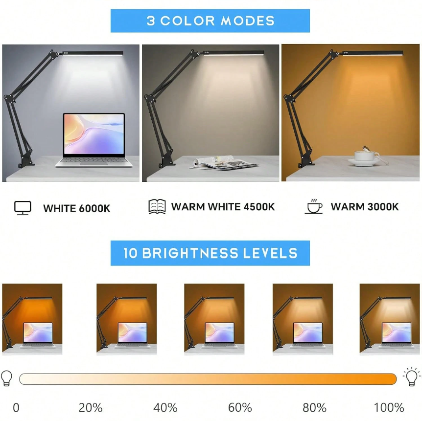 Lampu Meja LED untuk Rumah, Me - Home Office Desk ulasan dan harga