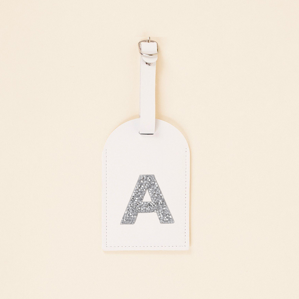 A-Z berlian imitasi Monogram k - Letter Tray Desk ulasan dan harga