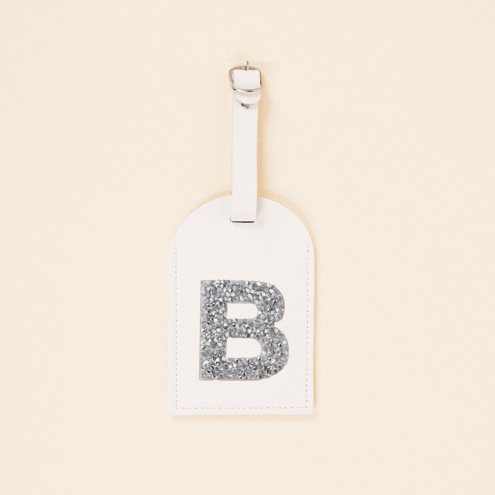A-Z berlian imitasi Monogram k - Letter Tray Desk ulasan dan harga