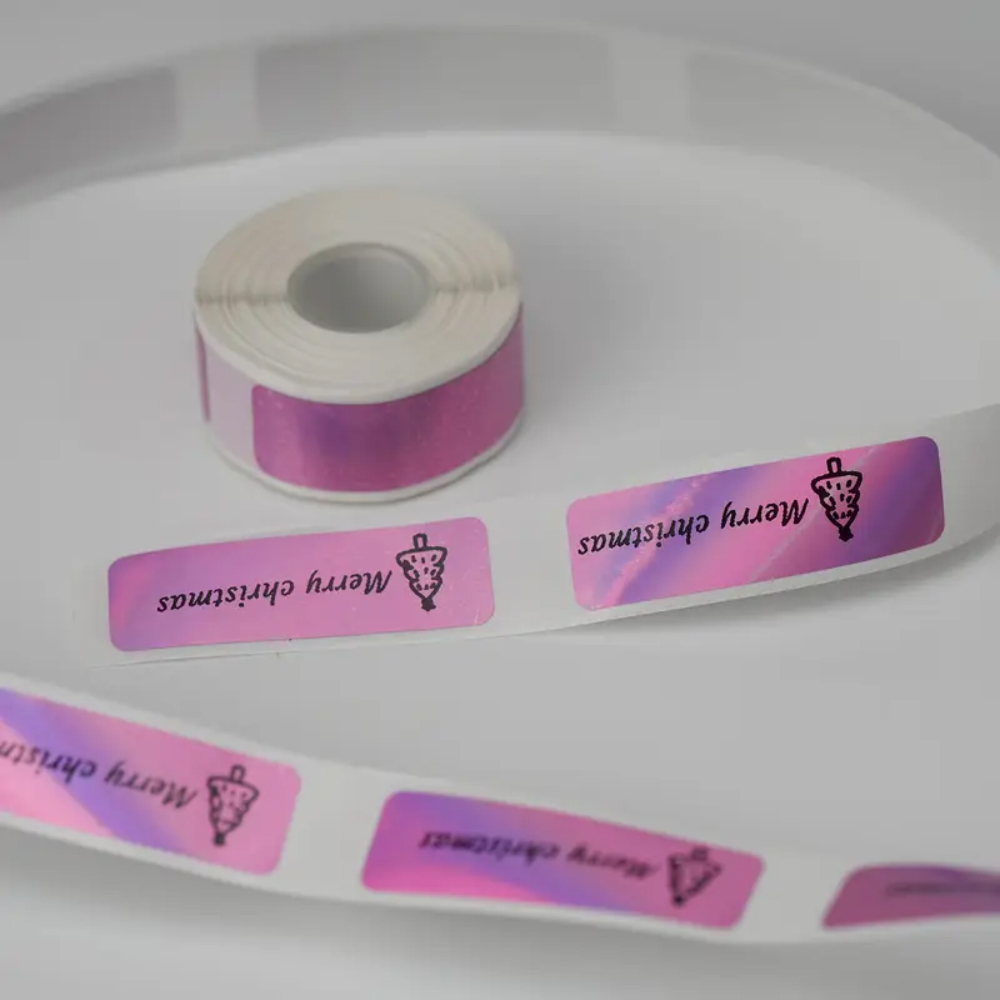 2 Rol 12*40Mm Stiker Label Hol - Label Maker Machine ulasan dan harga