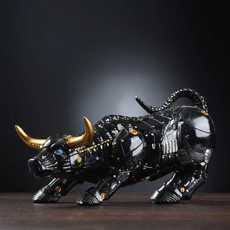 Patung Robot Banteng Futuristi - Home Office Marketing ulasan dan harga