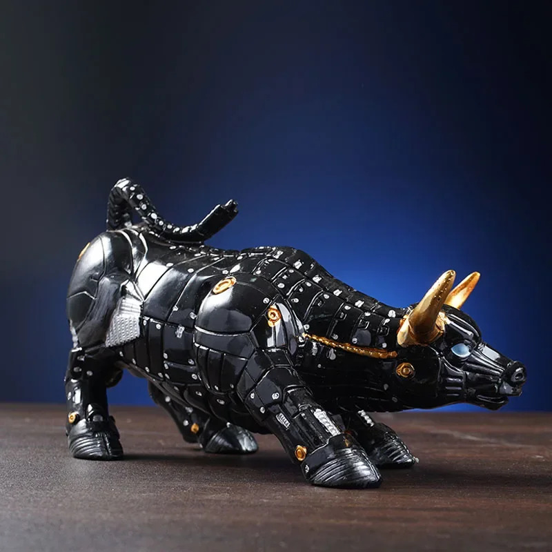 Patung Robot Banteng Futuristi - Home Office Marketing ulasan dan harga