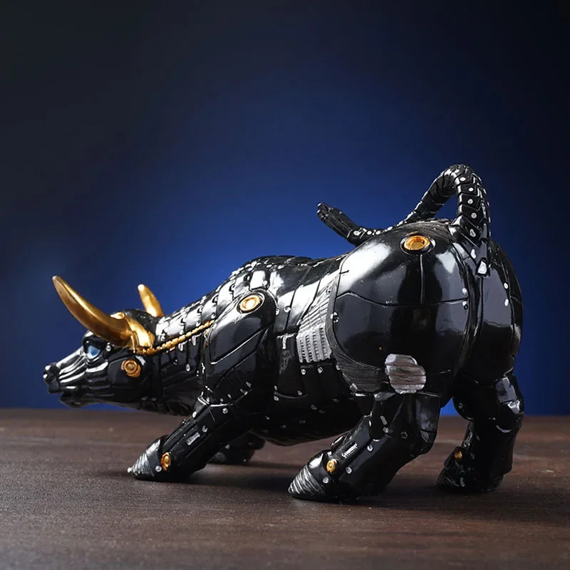 Patung Robot Banteng Futuristi - Home Office Marketing ulasan dan harga